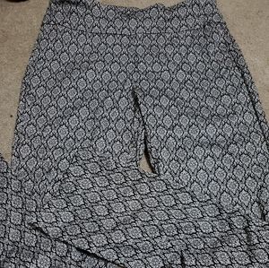 Printed stretch dress pants